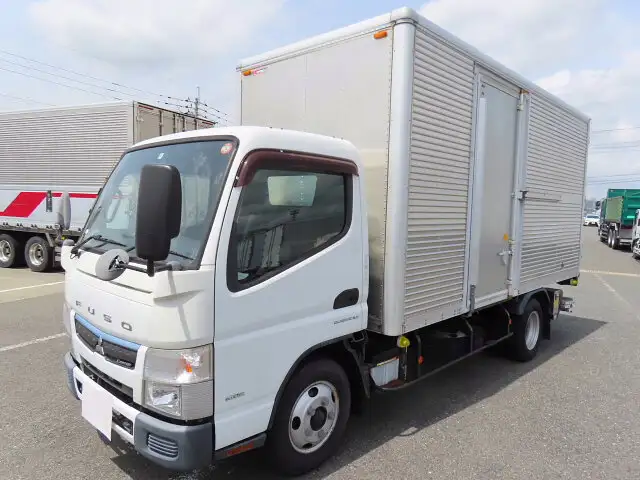 三菱 キャンター 小型 アルミバン パワーゲート サイドドア の中古トラック【車両No.163951】