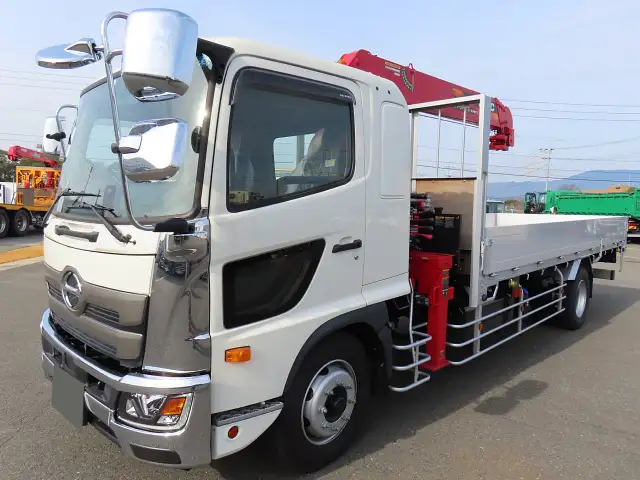 日野 レンジャー 中型/増トン クレーン付 アルミブロック 5段 の中古トラック【車両No.160093】