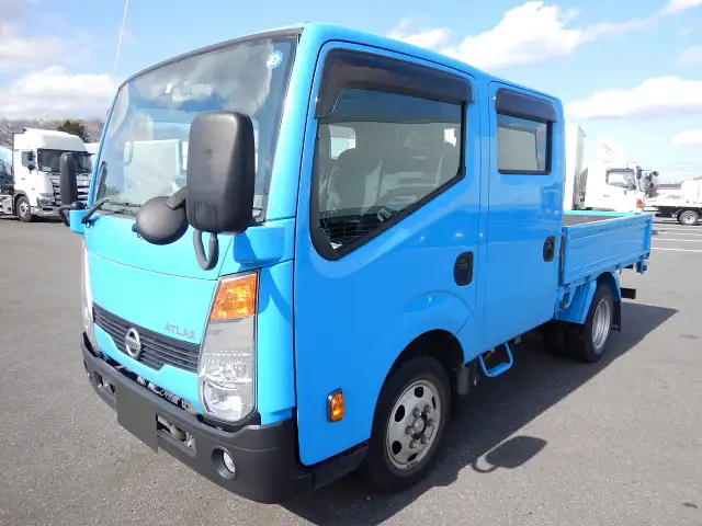 日産 アトラス 小型 平ボディ Wキャブ CBF-SQ2F24 の中古トラック【車両No.162322】