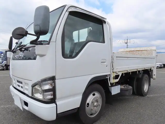 いすゞ エルフ 小型 平ボディ パワーゲート 床鉄板 の中古トラック【車両No.163493】