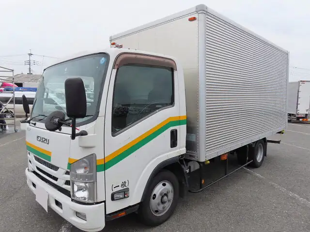 いすゞ エルフ 小型 アルミバン 床鉄板 シャッター式 の中古トラック【車両No.163526】