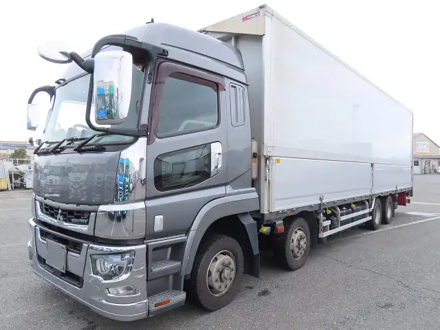 三菱 スーパーグレート 大型 ウイング ハイルーフ 床鉄板 の中古トラック【車両No.163484】