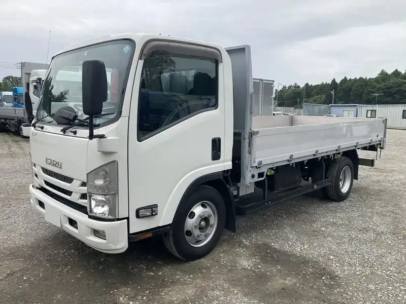 いすゞ エルフ 小型 平ボディ 床鉄板 アルミブロック の中古トラック【車両No.164245】