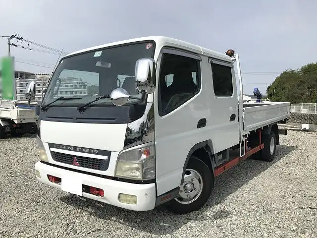 三菱 キャンター 小型 平ボディ Wキャブ PA-FE82DG の中古トラック【車両No.164315】