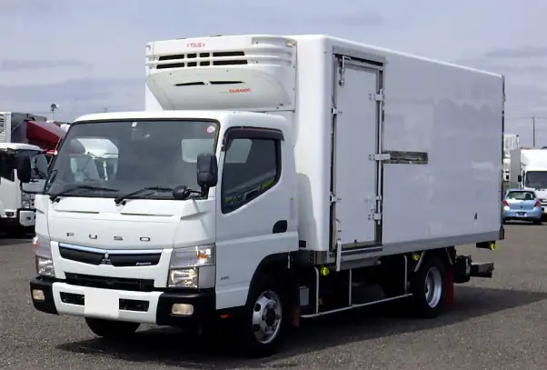三菱 キャンター 小型 冷凍冷蔵 低温 パワーゲート の中古トラック【車両No.164382】