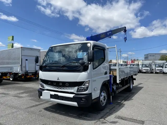 三菱 キャンター 小型 クレーン付 アルミブロック 4段 の中古トラック【車両No.164360】