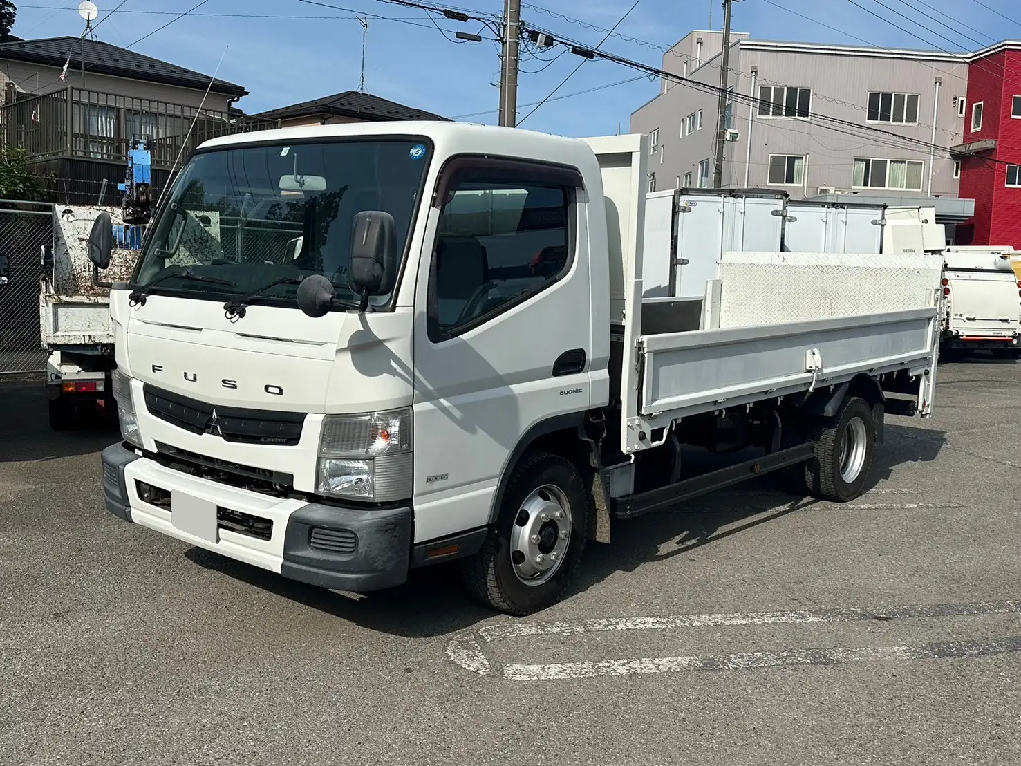 三菱 キャンター 小型 平ボディ パワーゲート TKG-FEB90 の中古トラック【車両No.164441】