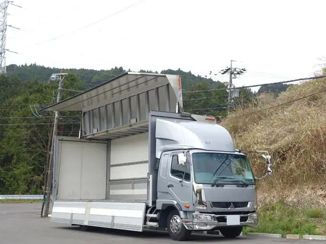 三菱 ファイター 中型/増トン ウイング パワーゲート エアサス の中古トラック【車両No.164448】