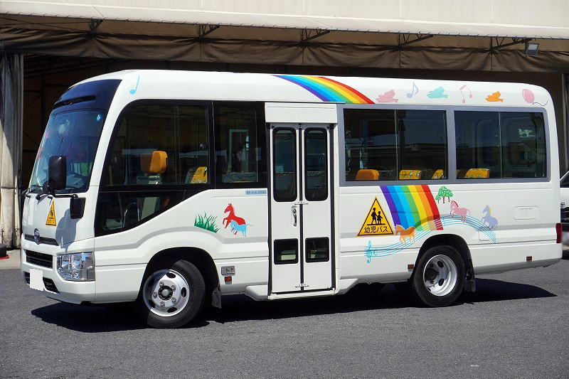トヨタ コースター 小型 バス 園児バス SKG-XZB60｜画像1