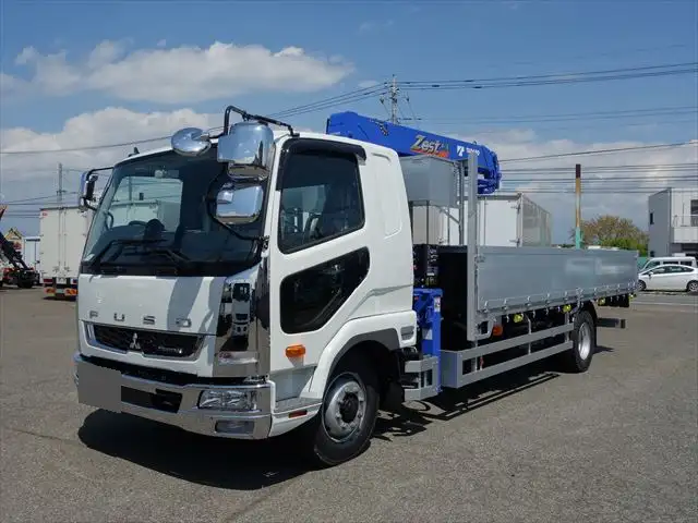 三菱 ファイター 中型/増トン クレーン付 アルミブロック 4段 の中古トラック【車両No.164692】