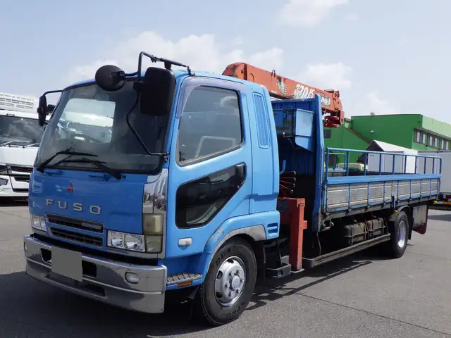 三菱 ファイター 中型/増トン クレーン付 床鉄板 4段 の中古トラック【車両No.164730】