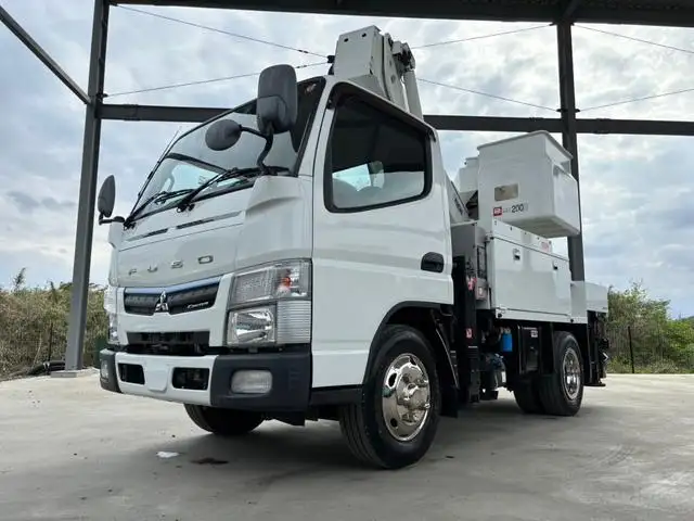 三菱 キャンター 小型 高所・建柱車 高所作業車 電工仕様 の中古トラック【車両No.164670】