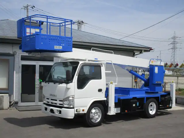 いすゞ エルフ 小型 高所・建柱車 高所作業車 SKG-NKR85YN の中古トラック【車両No.164465】
