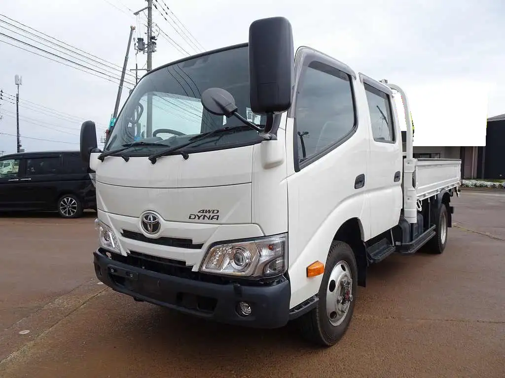 トヨタ ダイナ 小型 平ボディ Wキャブ 幌 の中古トラック【車両No.164289】