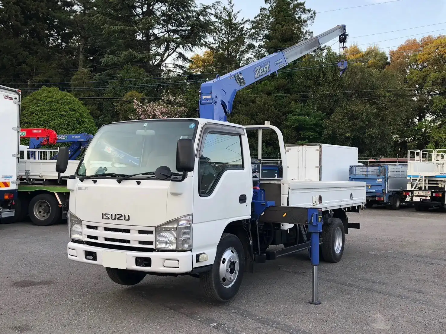 いすゞ エルフ 小型 クレーン付 3段 ラジコン の中古トラック【車両No.164715】