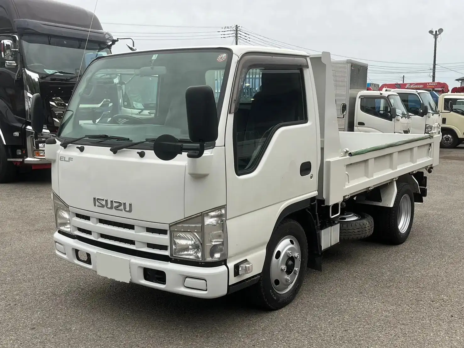 いすゞ エルフ 小型 ダンプ 強化 コボレーン の中古トラック【車両No.164712】