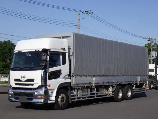 日産UD クオン 大型 平ボディ ハイルーフ 幌 の中古トラック【車両No.164901】