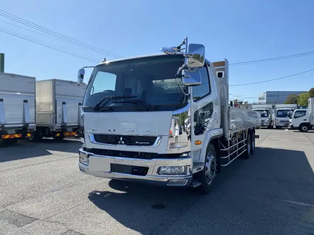 三菱 ファイター 中型/増トン 平ボディ アルミブロック ベッド の中古トラック【車両No.164968】