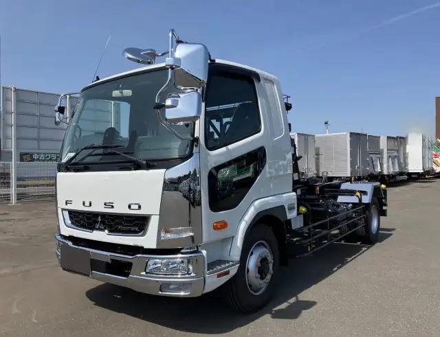 三菱 ファイター 中型/増トン アームロール ツインホイスト ベッド の中古トラック【車両No.164984】