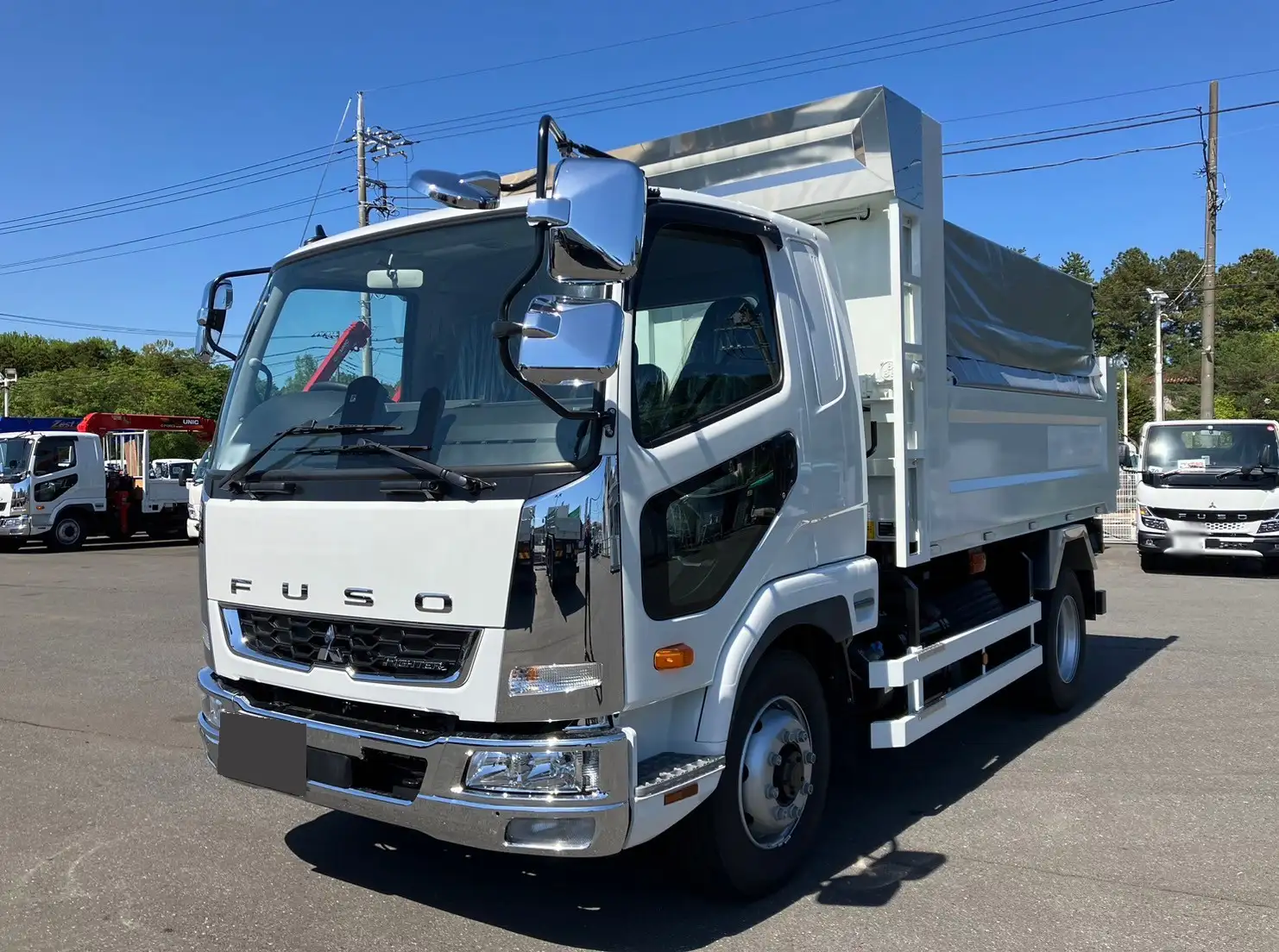 三菱 ファイター 中型/増トン ダンプ コボレーン ベッド の中古トラック【車両No.164973】
