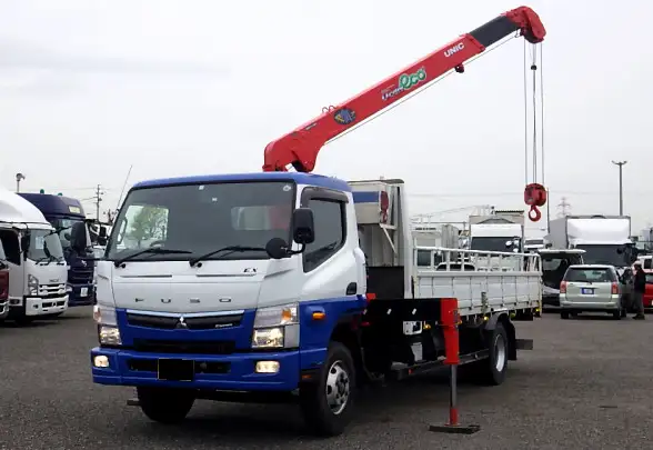 三菱 キャンター 小型 クレーン付 4段 ラジコン の中古トラック【車両No.165072】