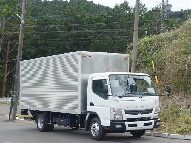 三菱 キャンター 小型 アルミバン パワーゲート TKG-FEB80 の中古トラック【車両No.165085】