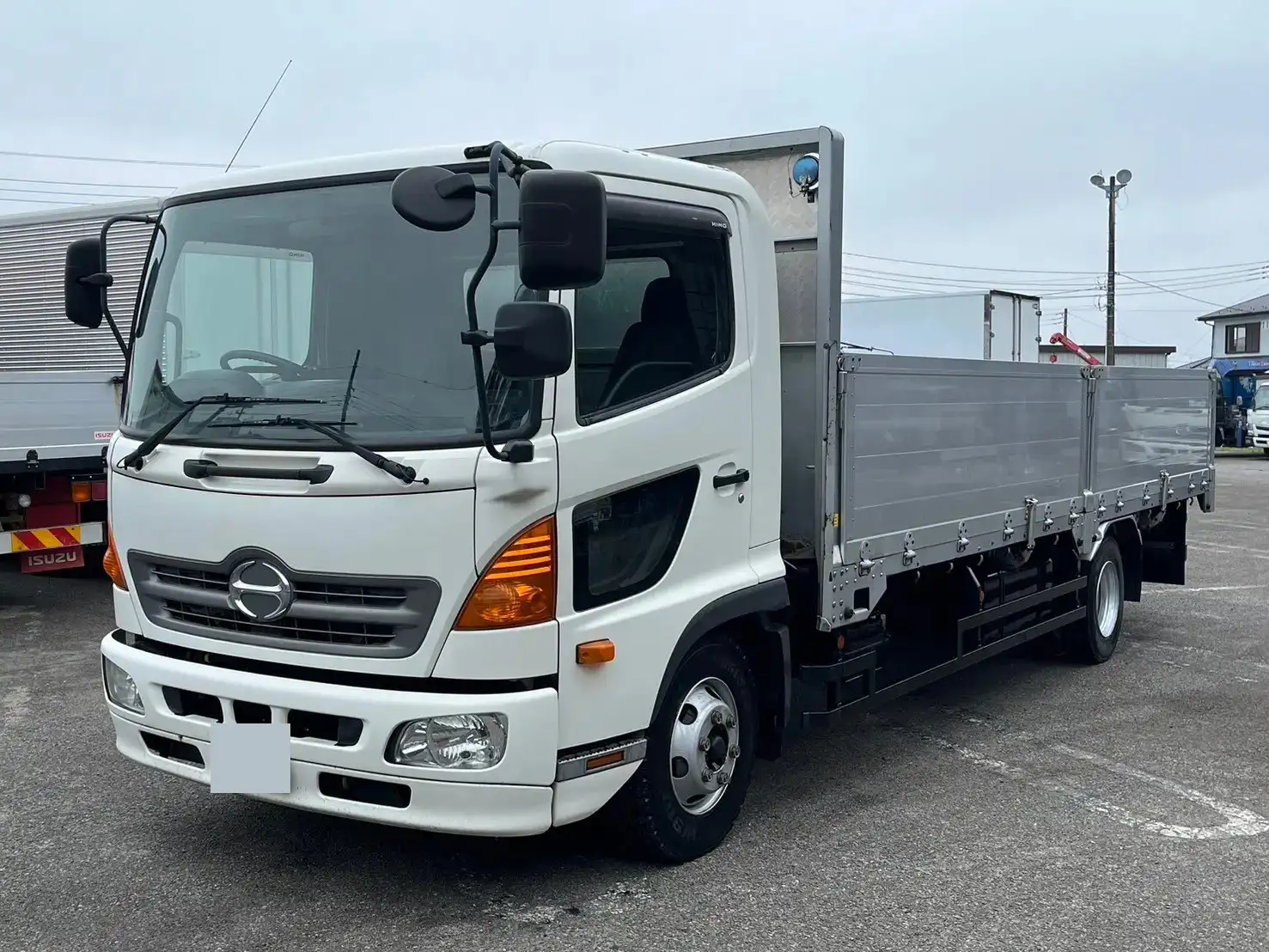 日野 レンジャー 中型/増トン 平ボディ アルミブロック エアサス の中古トラック【車両No.165056】