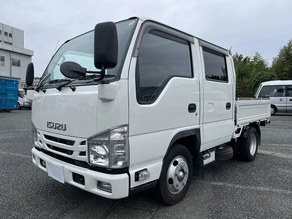 いすゞ エルフ 小型 平ボディ Wキャブ 2RG-NJR88A の中古トラック【車両No.164831】