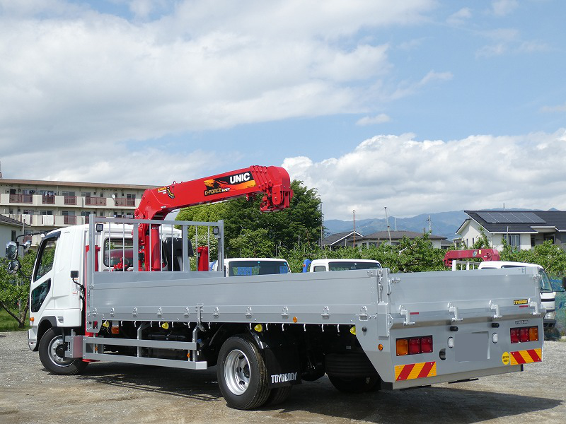 三菱 ファイター 中型/増トン 車両重機運搬 4段クレーン ラジコン｜画像4