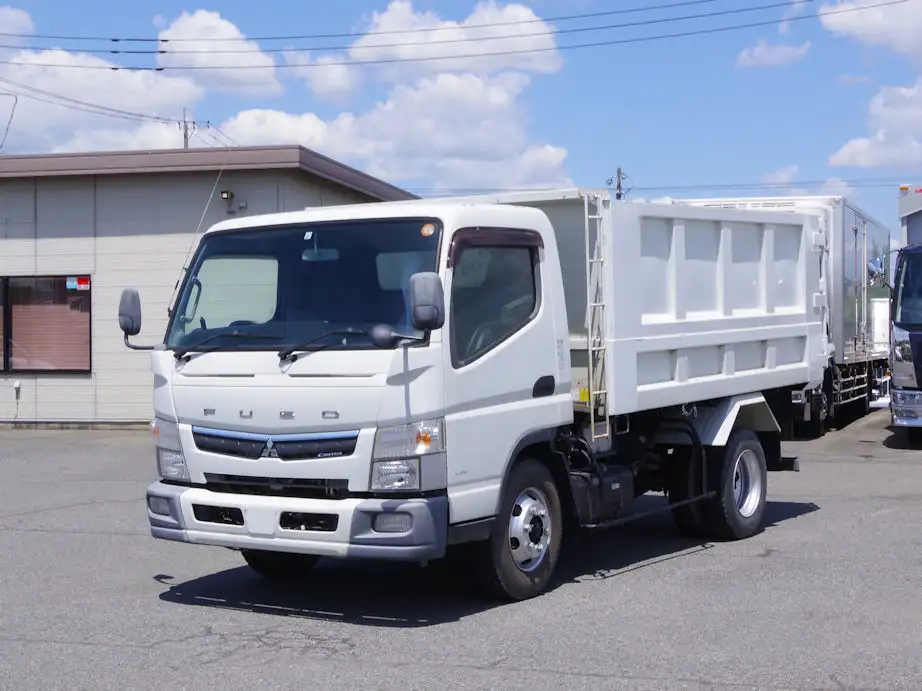 三菱 キャンター 小型 ダンプ 土砂禁 ステンレス張り の中古トラック【車両No.164958】
