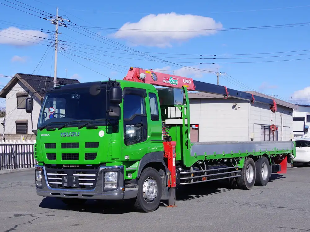 いすゞ ギガ 大型 クレーン付 アルミブロック エアサス の中古トラック【車両No.164919】