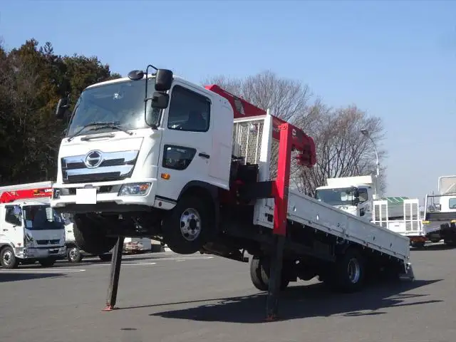 日野 レンジャー 中型/増トン 車両重機運搬 5段クレーン ラジコン の中古トラック【車両No.165418】