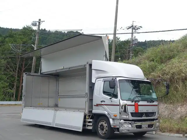 三菱 ファイター 中型/増トン ウイング ジョルダー ベッド の中古トラック【車両No.165309】