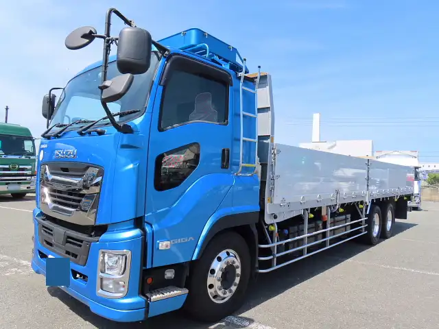 いすゞ ギガ 大型 平ボディ アルミブロック エアサス の中古トラック【車両No.165300】