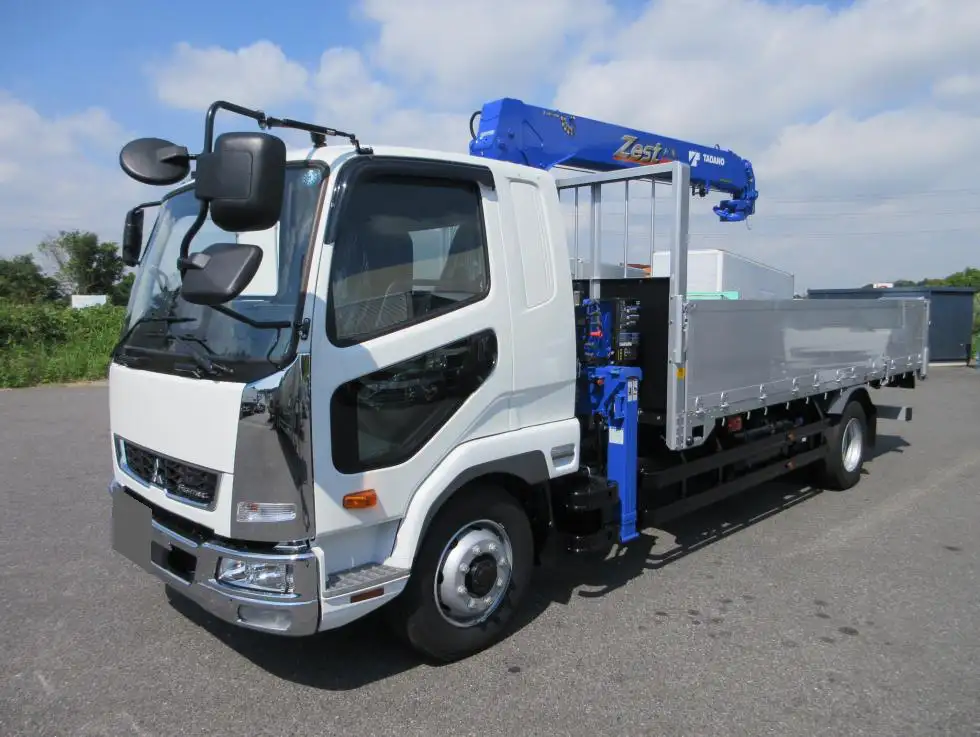 三菱 ファイター 中型/増トン クレーン付 アルミブロック 4段 の中古トラック【車両No.165454】