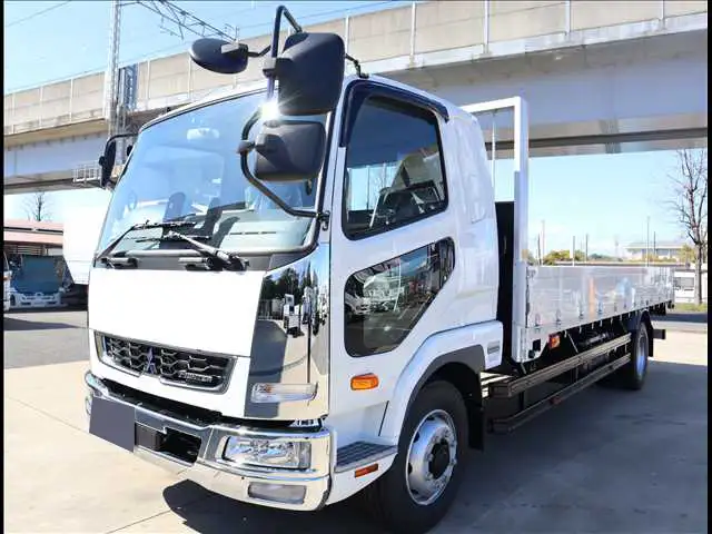 三菱 ファイター 中型/増トン 平ボディ アルミブロック ベッド の中古トラック【車両No.165462】