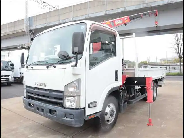 いすゞ エルフ 小型 クレーン付 4段 ラジコン の中古トラック【車両No.165471】