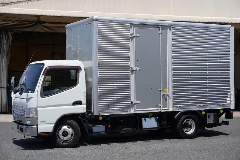 三菱 キャンター 小型 アルミバン パワーゲート サイドドア の中古トラック【車両No.165576】