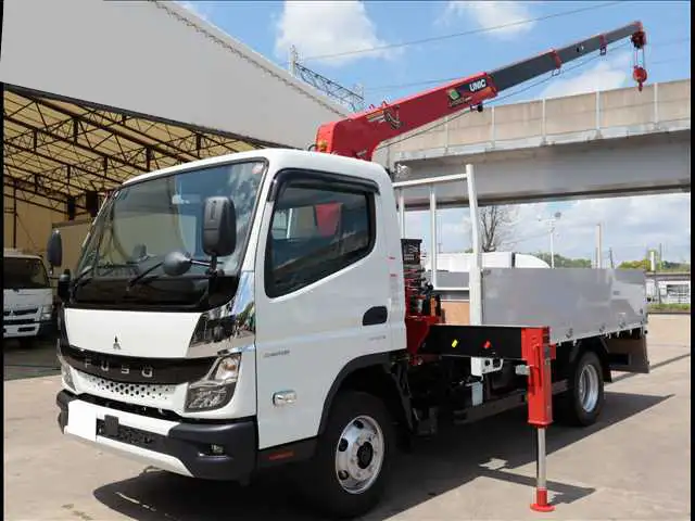 三菱 キャンター 小型 クレーン付 アルミブロック 4段 の中古トラック【車両No.165530】