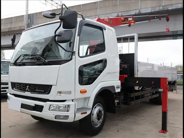三菱 ファイター 中型/増トン クレーン付 アルミブロック 4段 の中古トラック【車両No.165528】