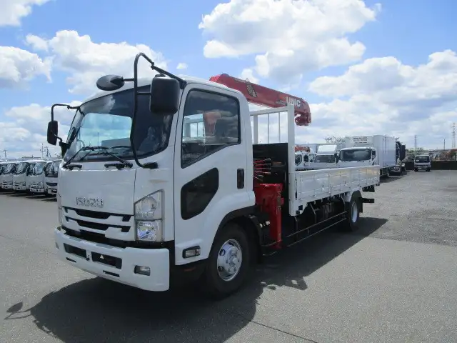 いすゞ フォワード 中型/増トン クレーン付 床鉄板 4段 の中古トラック【車両No.165645】