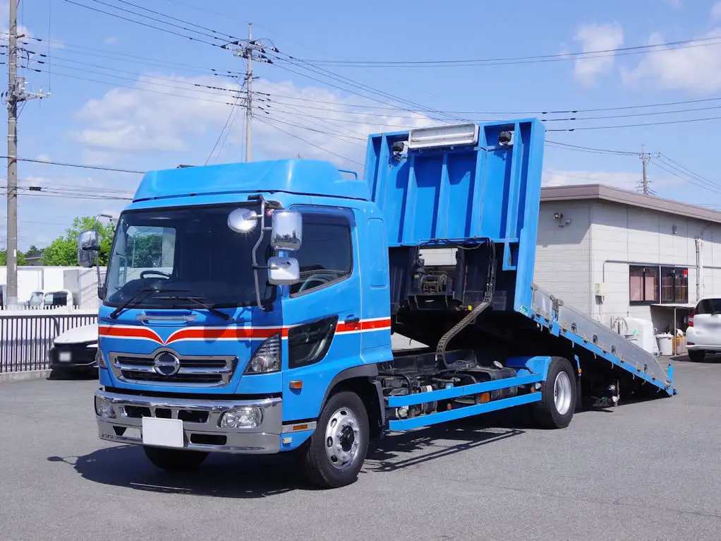 日野 レンジャー 中型/増トン 車両重機運搬 ウインチ ベッド の中古トラック【車両No.165737】