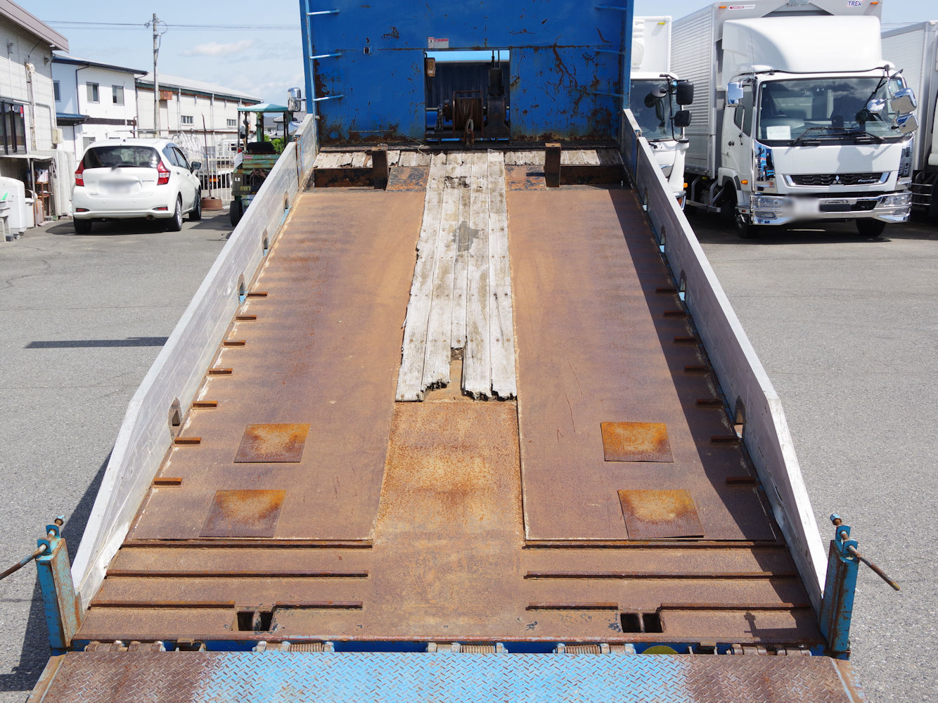 日野 レンジャー 中型/増トン 車両重機運搬 ウインチ ベッド｜画像9