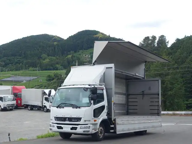 三菱 ファイター 中型/増トン ウイング パワーゲート TKG-FK72FY の中古トラック【車両No.165739】