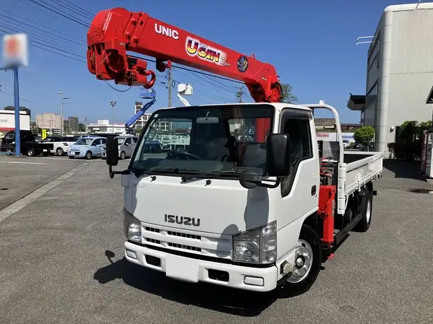 いすゞ エルフ 小型 クレーン付 3段 ラジコン の中古トラック【車両No.165691】
