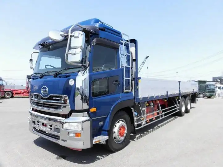 日産UD クオン 大型 平ボディ アルミブロック エアサス の中古トラック【車両No.165883】