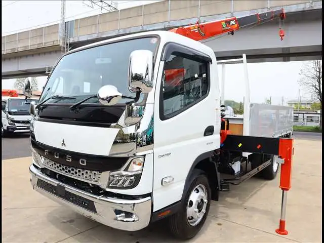 三菱 キャンター 小型 クレーン付 アルミブロック 4段 の中古トラック【車両No.165951】