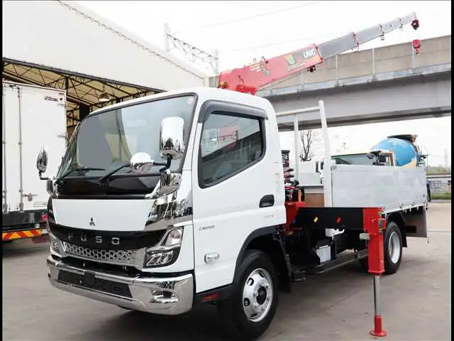 三菱 キャンター 小型 クレーン付 アルミブロック 5段 の中古トラック【車両No.165950】