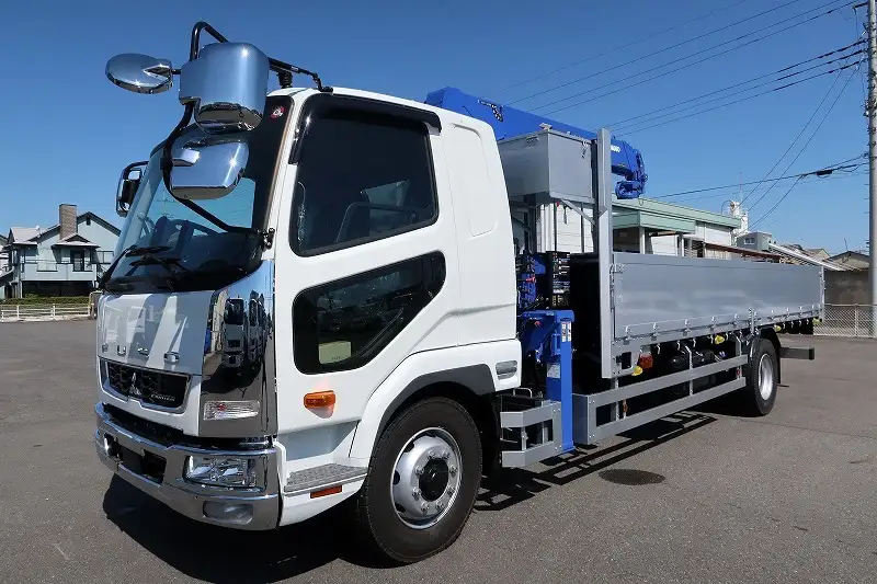 三菱 ファイター 中型/増トン クレーン付 アルミブロック 4段 の中古トラック【車両No.166018】