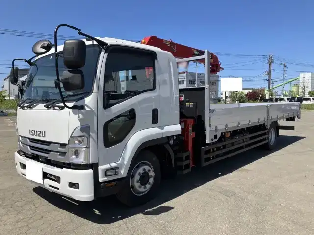 いすゞ フォワード 中型/増トン クレーン付 アルミブロック エアサス の中古トラック【車両No.166147】
